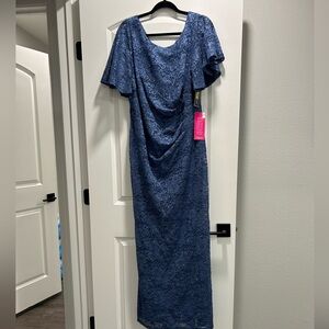 Slate Blue Formal Gown